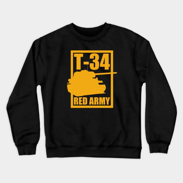 T-34 Tank Crewneck Sweatshirt by Firemission45